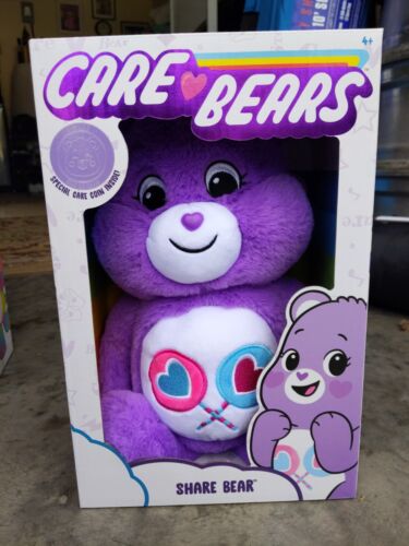 Care Bears 22063 14 Inch Medium Plush Share Bear, Collectable Cute Plush Toy