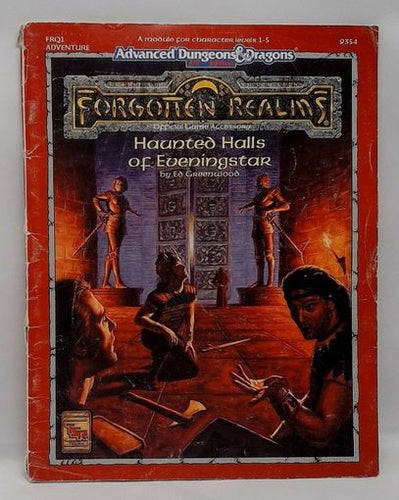 Advanced D&D Forgotten Realms Haunted HAlls Evening Star 1992 #9354