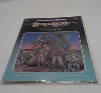 TSR DragonLance DLE3 Dragon Keep 9245 Game Advanced Dungeons & Dragons 1989