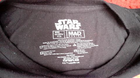 Load image into Gallery viewer, Black Star Wars The Bad Batch 2X Size Shirt
