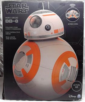 Load image into Gallery viewer, Spin Master Star Wars BB-8 Fully Interactive Droid - White/Orange
