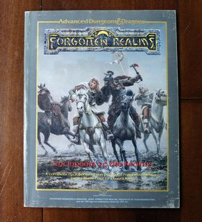 AD&D Forgotten Realms Cyclopedia of the Realms book