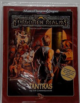 FRE2 Tantras Incl. Map 1989 Dungeons & Dragons 2nd Edition Adventure TSR 9248