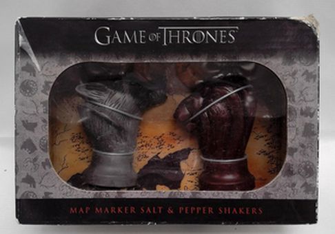 Load image into Gallery viewer, Game Of Thrones Map Marker Salt And Pepper Shakers
