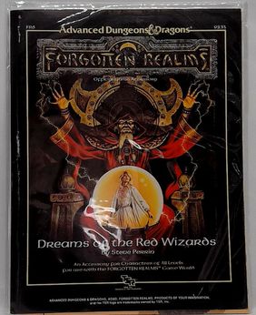 TSR Advanced Dungeons & Dragons Dreams of the Red Wizards 1988 AD&D FR6 9235