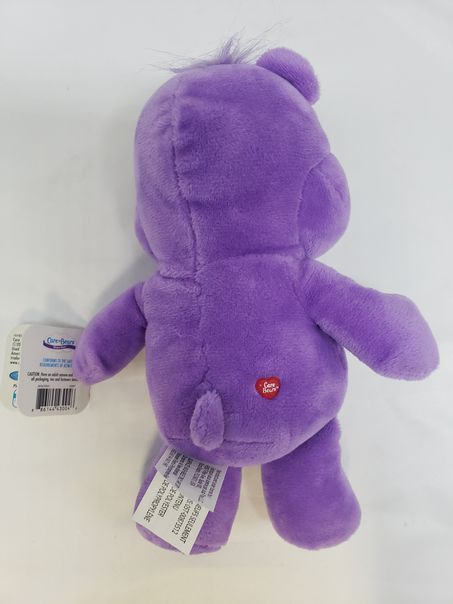 Load image into Gallery viewer, Care Bears Share Bear Purple Lollipops Small Plush Stuffed Animal Toy 8” 2017
