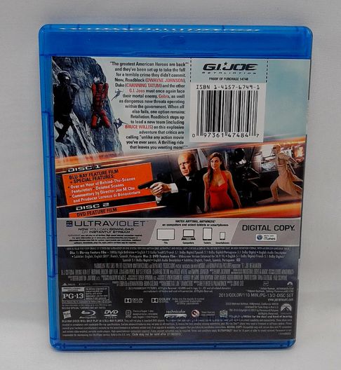 G.I. Joe: Retaliation 2013 Blu-ray + DVD