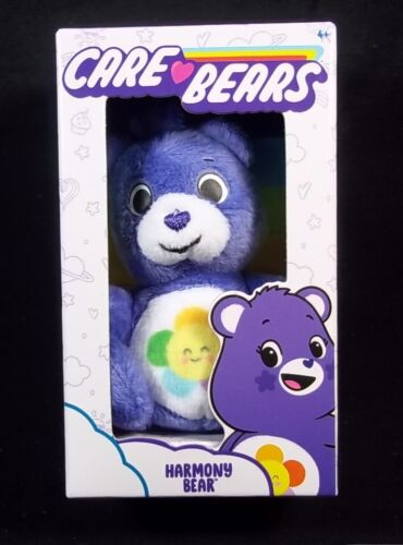 Care Bears Harmony Bear Purple Micro Mini 3” Plush Stuffed Animal 2023 NEW BOXED