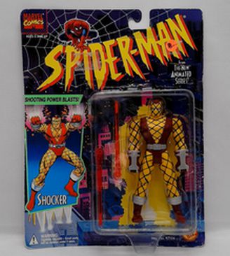 Load image into Gallery viewer, Shocker Vintage Spider-Man Animated Series Action Figure 1994 Toybiz Marvel
