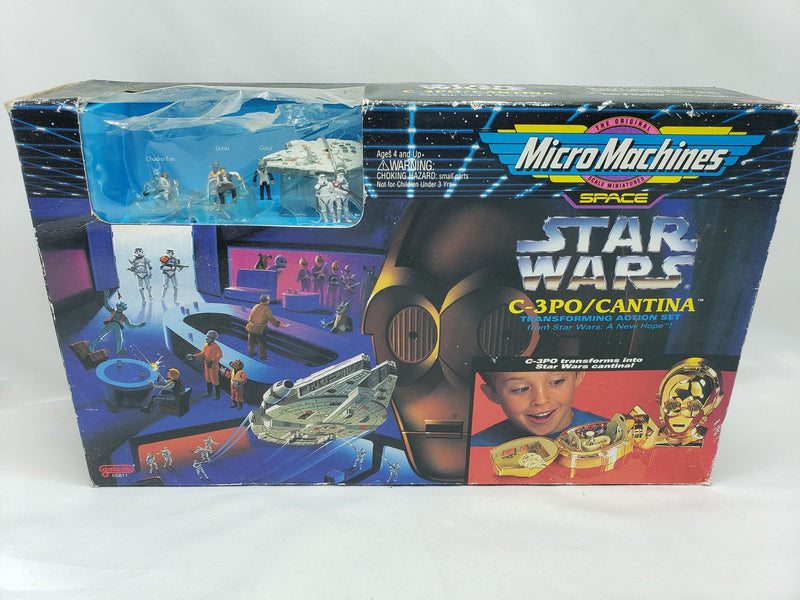 Load image into Gallery viewer, 1996 Star Wars Micro Machines Transforming Action Set OPEN BOX C3Po/ Cantina
