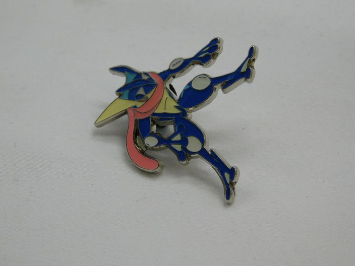 Load image into Gallery viewer, Pokemon TCG Detective Pikachu Greninja Pin from GX Case File Box
