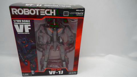 Load image into Gallery viewer, Robotech Spec-Ops VF-1J Veritech Exclusive Fighter Figure Loot Crate 1/100 NIB
