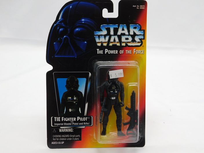 Load image into Gallery viewer, Kenner Star Wars Potf Tie Fighter Pilot Action Figure
