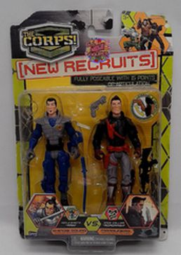 Load image into Gallery viewer, The Corps Dual Team Mission Lanard Toys Poseable Figures  Rain and Roadrash
