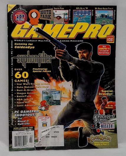 Load image into Gallery viewer, GamePro Magazine Issue 125 Febuary 1999
