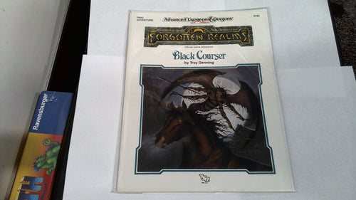 FORGOTTEN REALMS BLACK COURSER FRA2 AD&D 2ND EDT TSR # 9290 COMPLETE WITH MAP