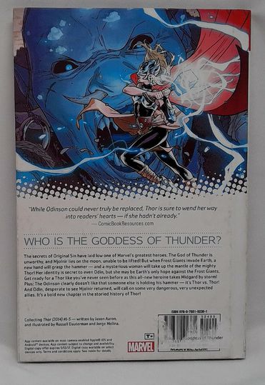 Marvel Thor Vol. 1 Goddess Of Thunder 2015