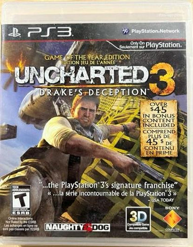 Uncharted 3: Drakes Deception [Game Of The Year] | Playstation 3  [CIB]