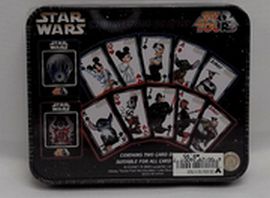 Load image into Gallery viewer, Star Wars Disney 2 Decks Of Playing Cards With Tin  Star Tour
