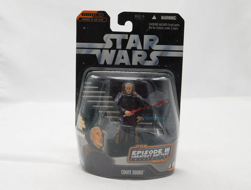 NEW COUNT DOOKU FIGURE STAR WARS EPISODE III GREATEST BATTLES 2006 HASBRO! New