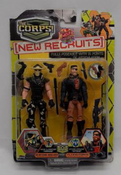The Corps Dual Team Mission Lanard Toys Poseable Figures Mirage and Spade