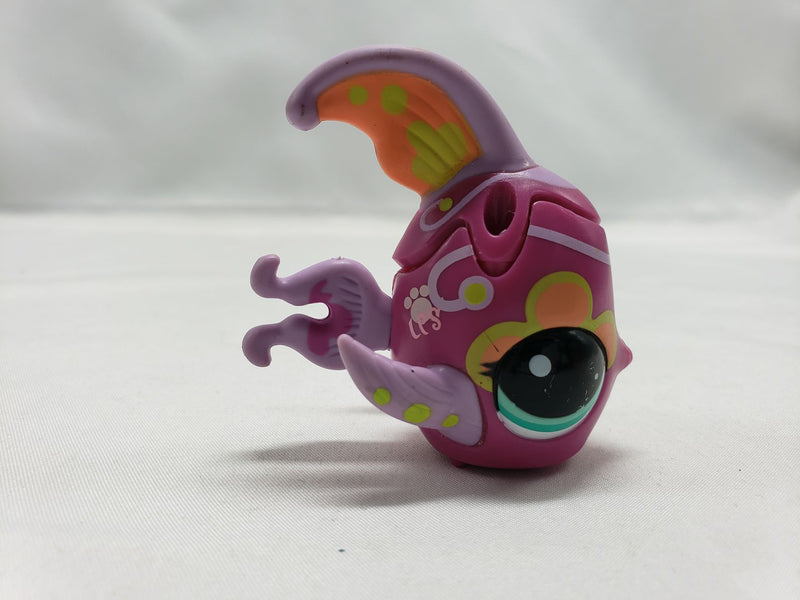 Load image into Gallery viewer, Littlest Pet Shop Walkables Purple Angel Fish #2126 tested WORKS
