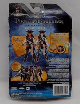 Load image into Gallery viewer, PIRATES CARIBBEAN JACK SPARROW 4&quot; ACTION FIGURE JAKKS PACIFIC  SERIES 1
