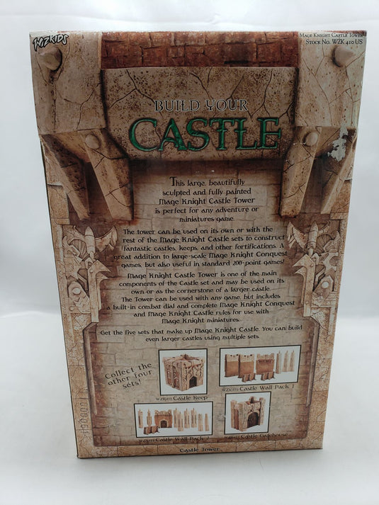 2002 Mage Knight Castle Tower WizKids D&D AD&D Miniatures WZK410
