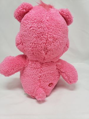 Care Bears Love-a-Lot Bear Collectable 12" Plush Pink Glitter Eyes and nose2018