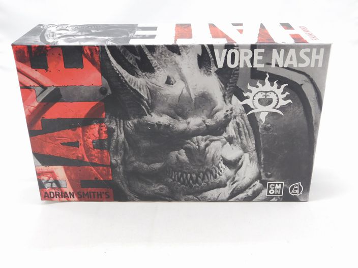 Load image into Gallery viewer, CMON Adrian Smith HATE vore nash kickstarter box
