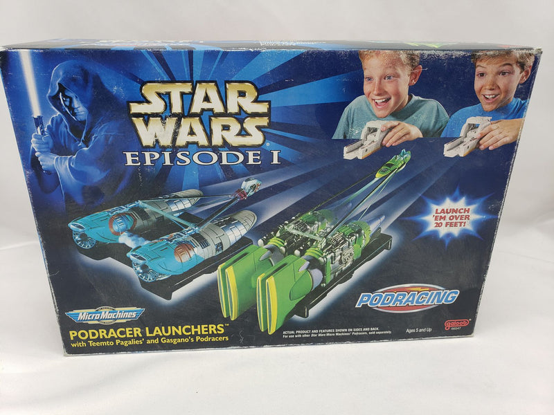 Load image into Gallery viewer, SEALED 1998 Micro Machines Star Wars Episode 1 Podracer Launchers Galoob 66547
