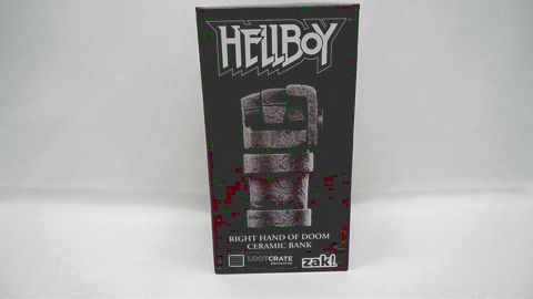 Hellboy Right Hand of Doom Ceramic Bank (LootCrate Exclusive 2016) NEW IN BOX