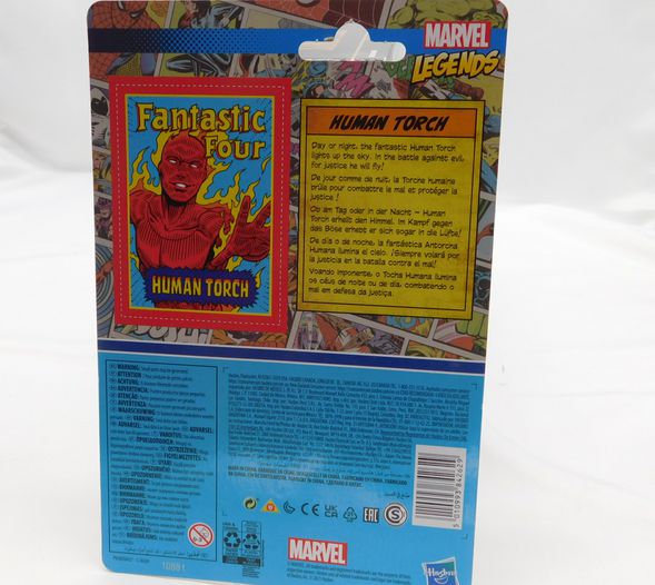Load image into Gallery viewer, Marvel Legends 3.75&quot; Retro Collection Human Torch Toy Comic Action Figure
