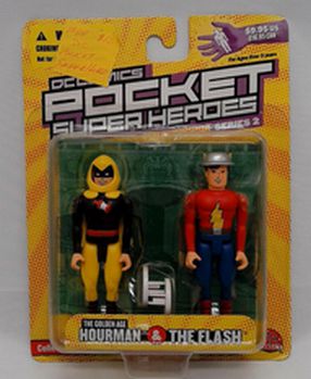 Load image into Gallery viewer, DC Direct Pocket Super Heroes The Golden Age HOURMAN &amp; THE FLASH Figures
