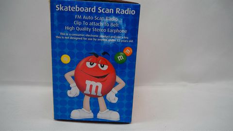 M & M Skateboard SCAN RADIO  (Used)