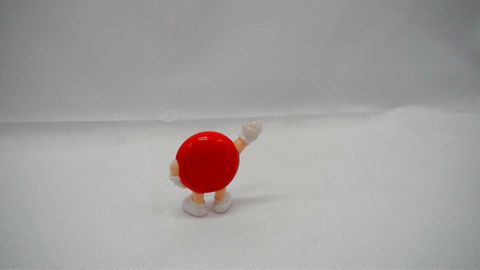 Load image into Gallery viewer, M&amp;M&#39;s Red Waving Rigid Plastic Figure 2”  (Pre-Owned)
