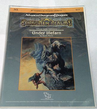 Dungeons & Dragons N5 Under Illefarn TSR 9212 D&D AD&D 1987 - EXCELLENT!!!