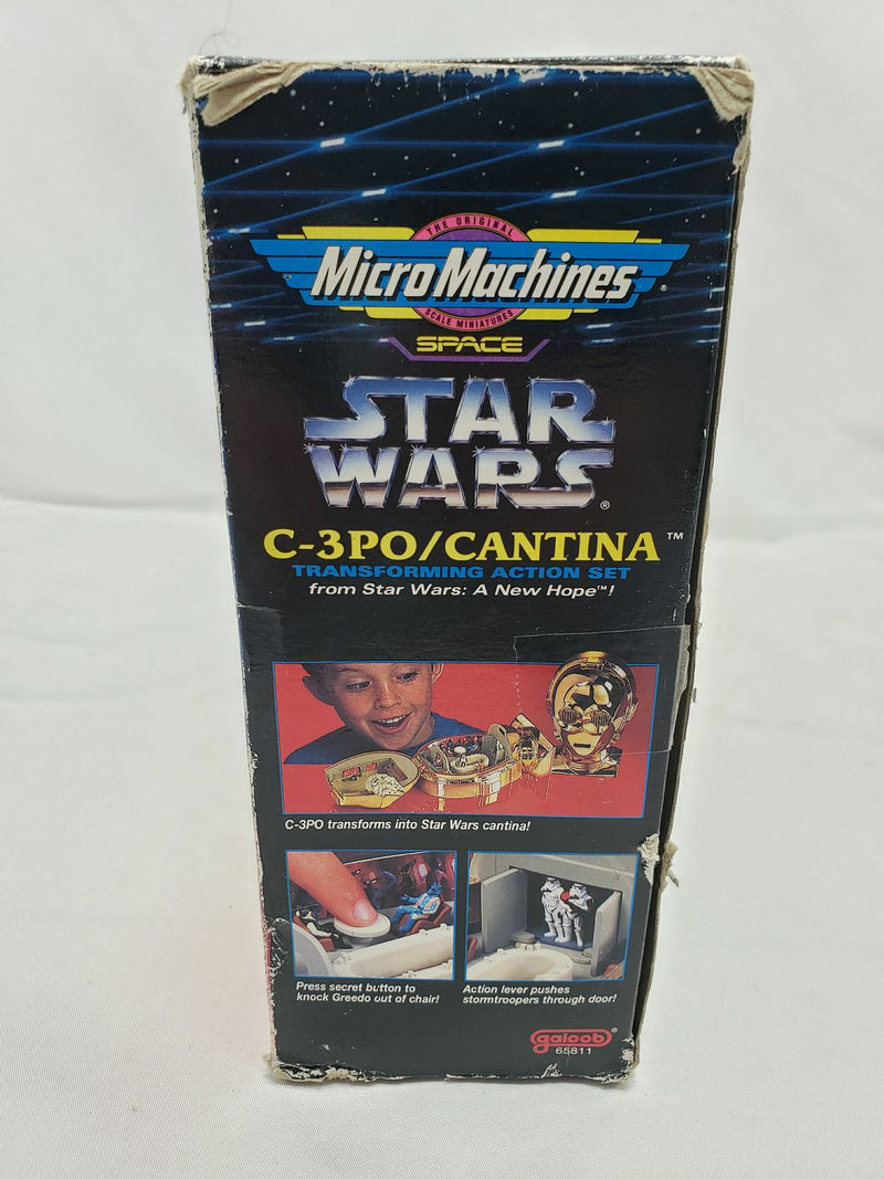 Load image into Gallery viewer, 1996 Star Wars Micro Machines Transforming Action Set OPEN BOX C3Po/ Cantina
