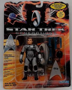 Playmates Star Trek Generations Captain James Kirk Space Suit [unopened]