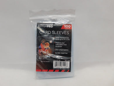 Ultra Pro Card Sleeves (100ct) Clear [New]