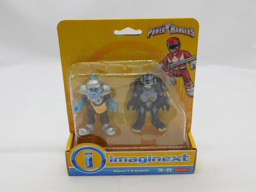 Fisher Price Imaginext Power Rangers Squatt & Baboo Action Figures NEW 2016